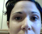 Ecco glio occhi finiti con anche il mascara.